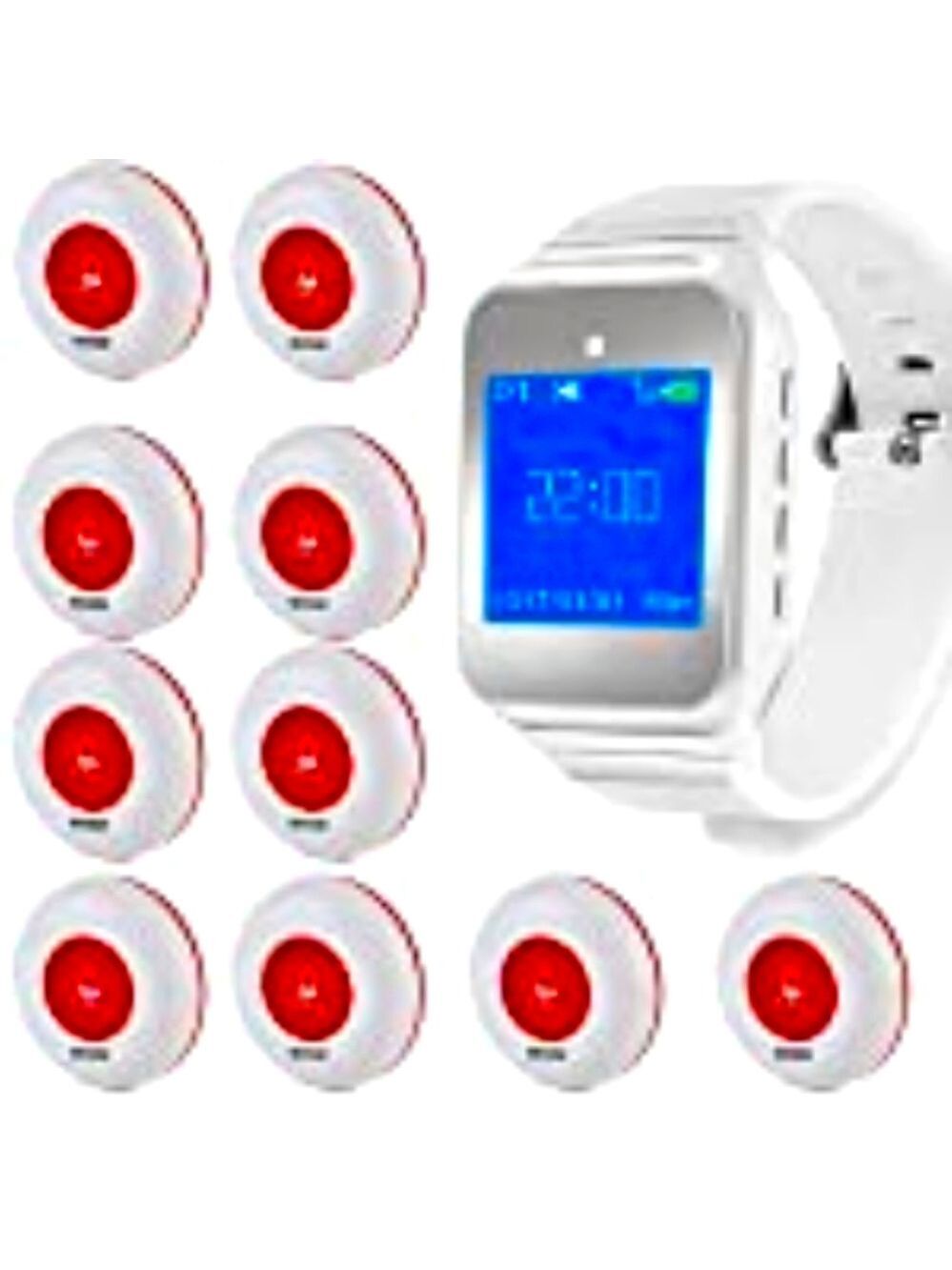 Daytech Wireless smart wrist watch 10 call buttons new in box caregiver
